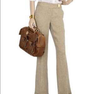 Tory Burch Myahh Gray Trousers